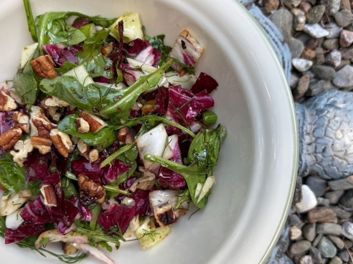 salade radicchio et fenouil